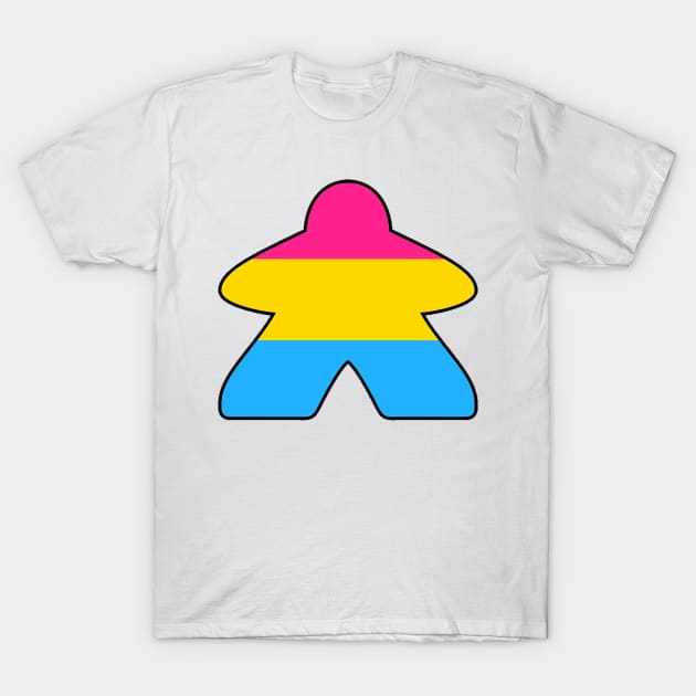 Pansexual Meeple T-Shirt by Button Witch